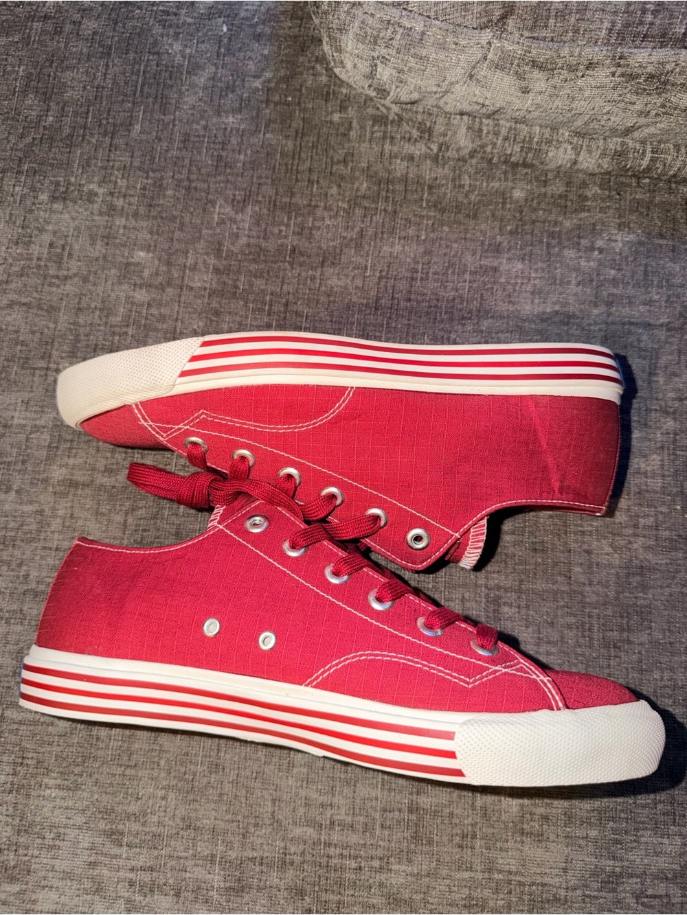 PRO-Keds 69er Lo Ripstop Brick Red Men’s Size 8 Retro Sneakers - Picture 7 of 11